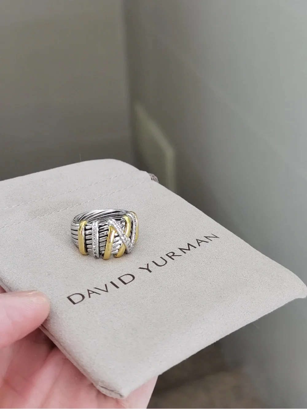 David Yurman 925 Silver Ring